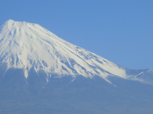 今朝の富士山