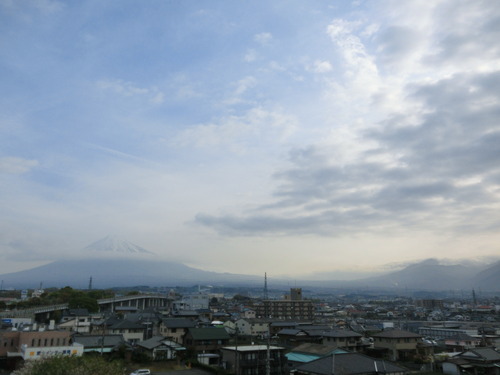 今朝の富士山