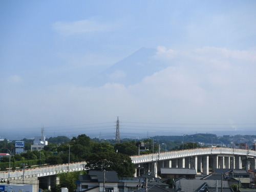 今朝の富士山