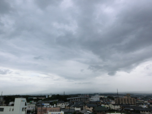 今朝の富士山