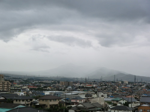 今朝の富士山