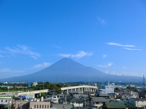 今朝の富士山