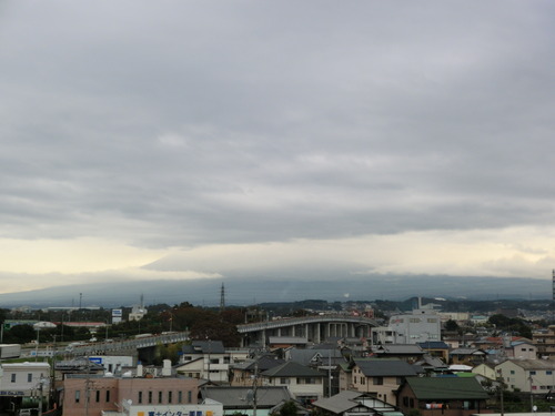 今朝の富士山