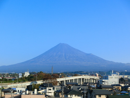 今朝の富士山