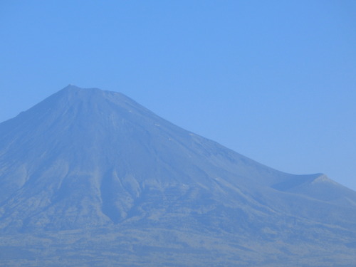 今朝の富士山