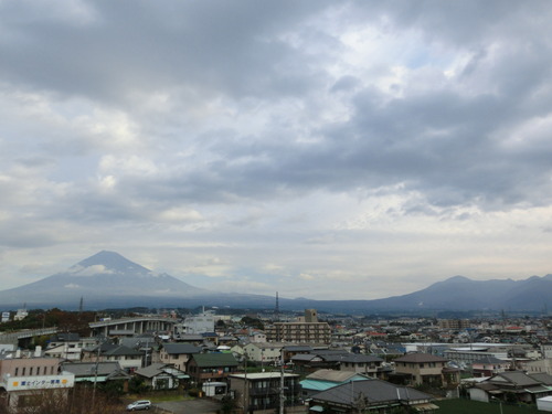 今朝の富士山