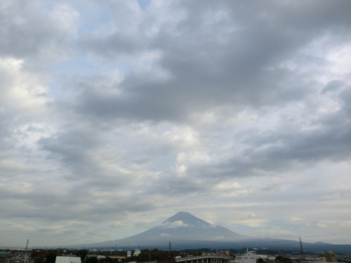 今朝の富士山