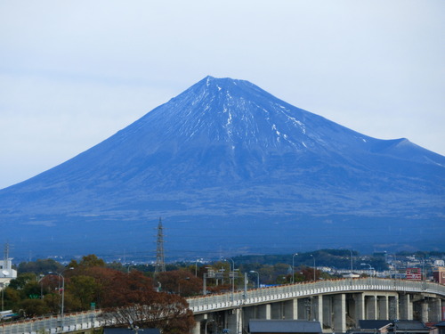 今朝の富士山