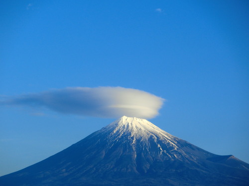 今朝の富士山