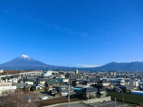 今朝の富士山