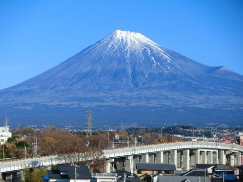 今朝の富士山