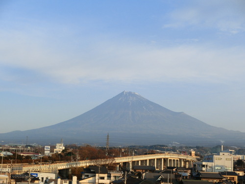 今朝の富士山