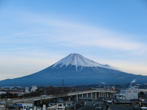 今朝の富士山