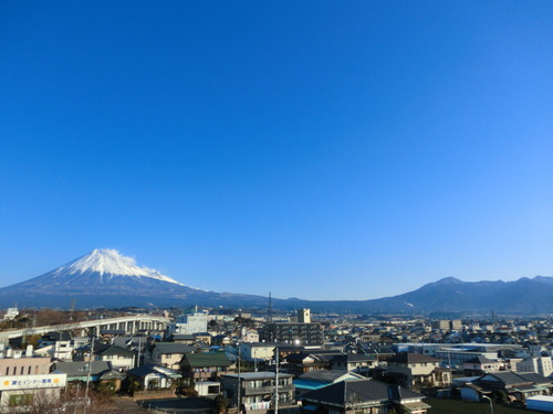 今朝の富士山