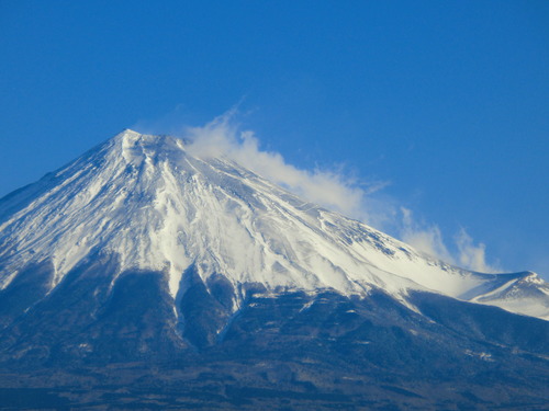 今朝の富士山