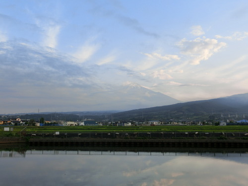 今朝の富士山～散歩編～