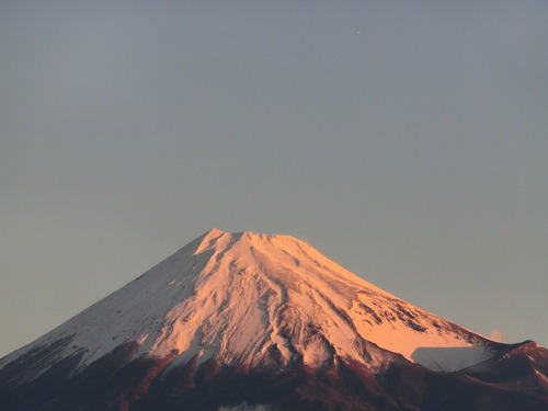 今朝の富士山～お散歩編～