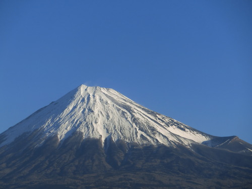 今朝の富士山