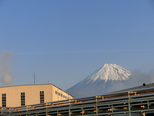 今朝の富士山～１月８日～