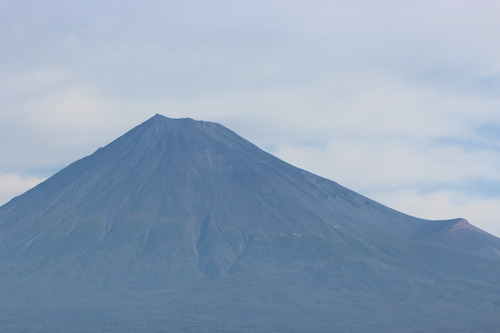 今朝の富士山～散歩そして事務所～