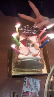 誕生日に