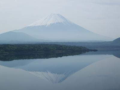 逆さ富士　本栖湖