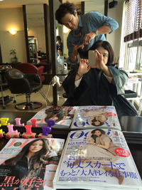 美容室off the Lipさんで、リフレッシュ中