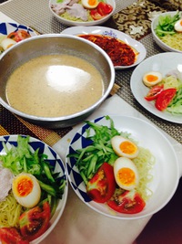豆乳冷やし中華