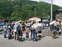 棚田の田植え