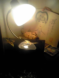 おやすみなさい（思い出の品に囲まれて）。
