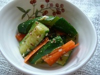 甘酒で野菜漬け