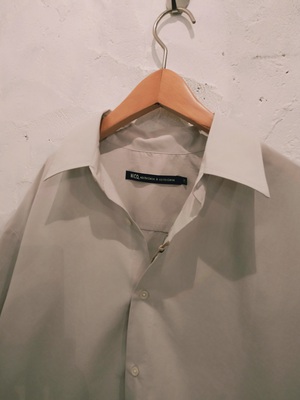 NICO  CHANCE-SUCKER  レギュラーカラー５分袖ビッグシャツ