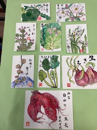 3月の絵手紙教室