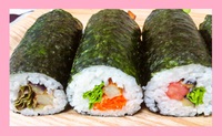 おうちで恵方巻き！【その1　★　ヘルシー野菜巻き＆薔薇（バラ）のサラダ巻ほかアレンジ色々♪】　【ごはんもの】02-01 2015/01/28 17:03:28