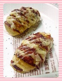 おしゃれ・カンタン・美味しい♪ 『ハッセルバックポテト』　　【サブおかず】　07 2015/05/13 21:20:54