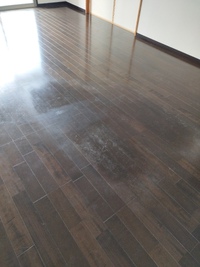 静岡市でフロアコーティング及び床補修をさせて頂きました。