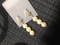 パールピアス　＆　ストーンネックレス 2016/03/07 13:36:16