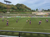 サッカー試合観戦