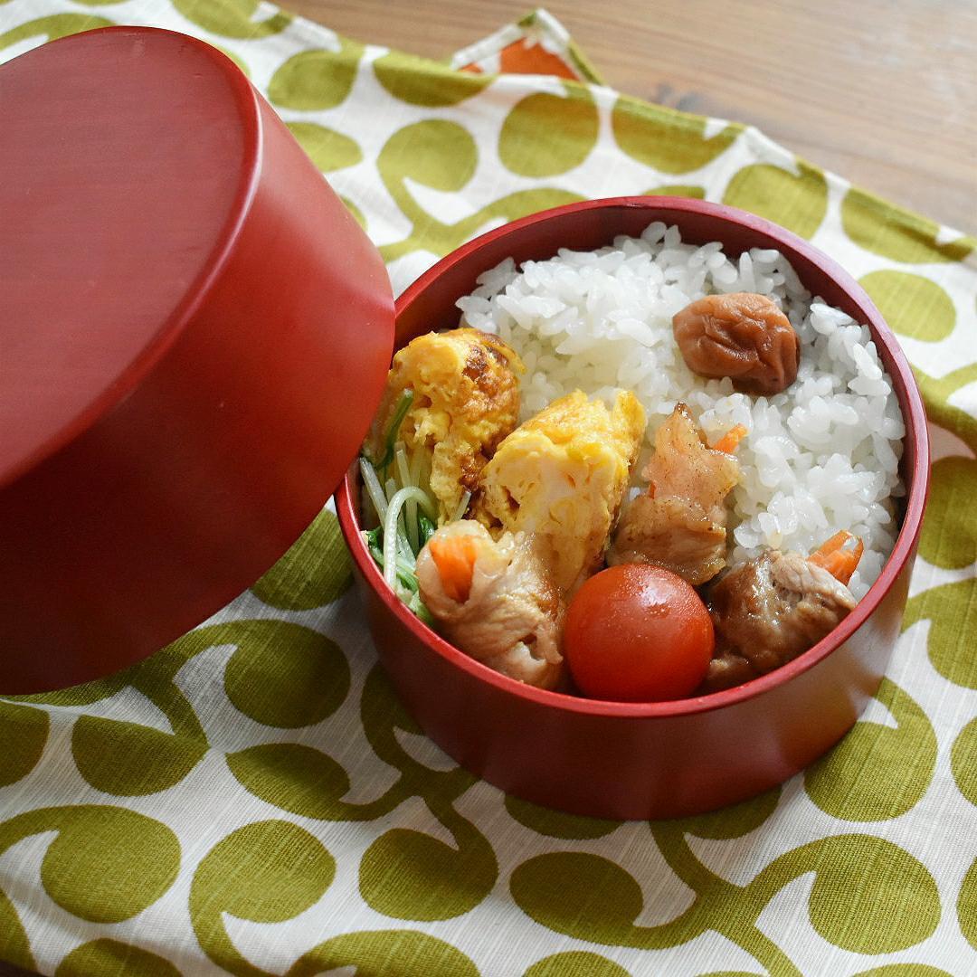三保原屋　梅干し弁当　わっぱ　丸弁当　かわいいお弁当箱