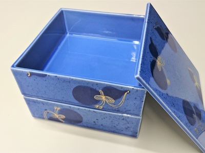 陶器　お重　静岡　三保原屋