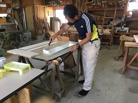 ＤＩＹ＆塗装体験教室やりました☆