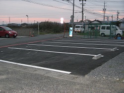 アスファルト駐車場工事
