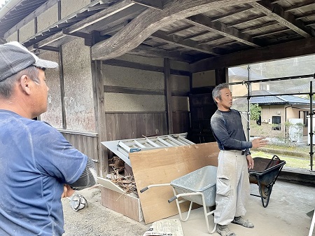 長屋門修繕工事