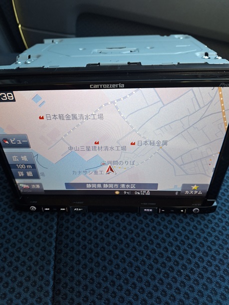 楽ナビ AVIC-RL801-D 走行テストと塚間