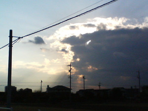 寒そうな雲！