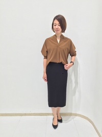 liesse new arivvel スキッパーブラウス