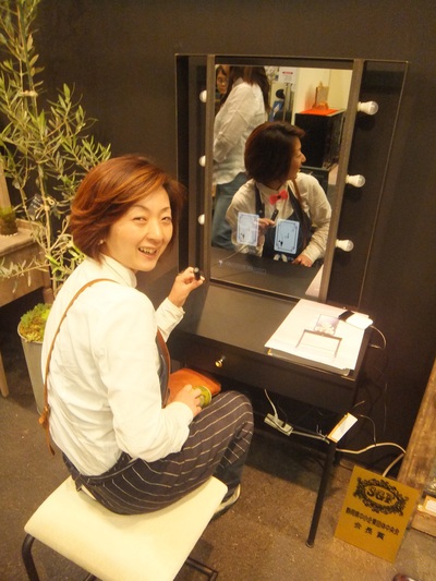 星野さん　しゃべるドレッサー体験