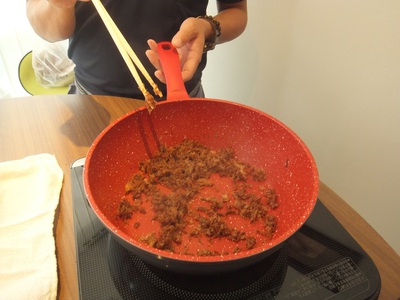 だしがらを炒ってふりかけに