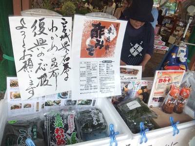 石巻のわかめ　こんぶ