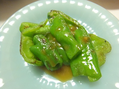 甘長　酢味噌がけ